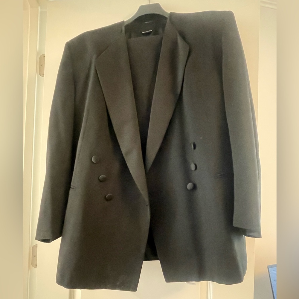 Vintage Classic Black Suit